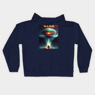 Galactic Mayhem: Invasion from Beyond Kids Hoodie